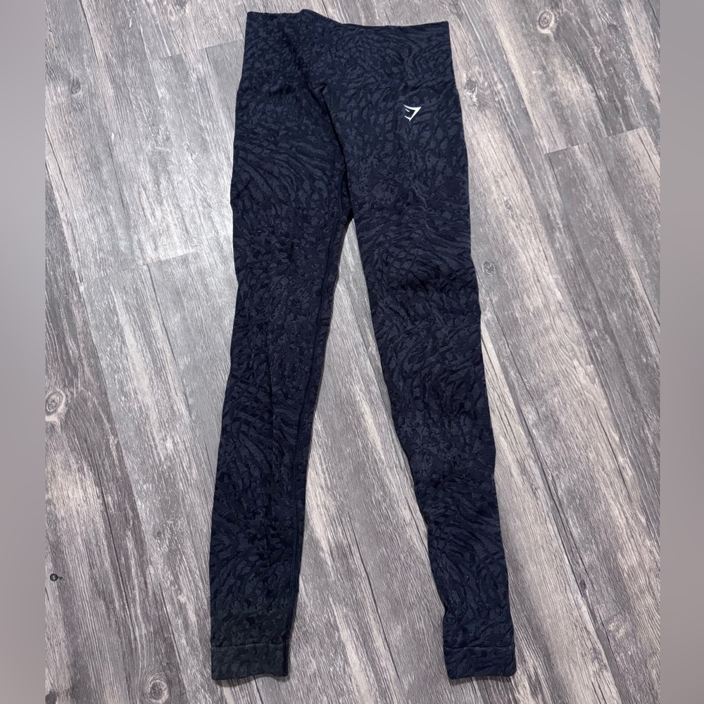 Gymshark Black Textured Leggings